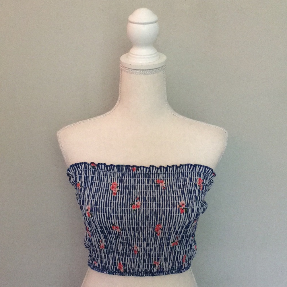 Flower bandeau top